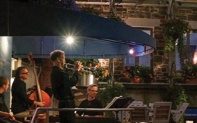 Live jazz music at Jardin Nelson